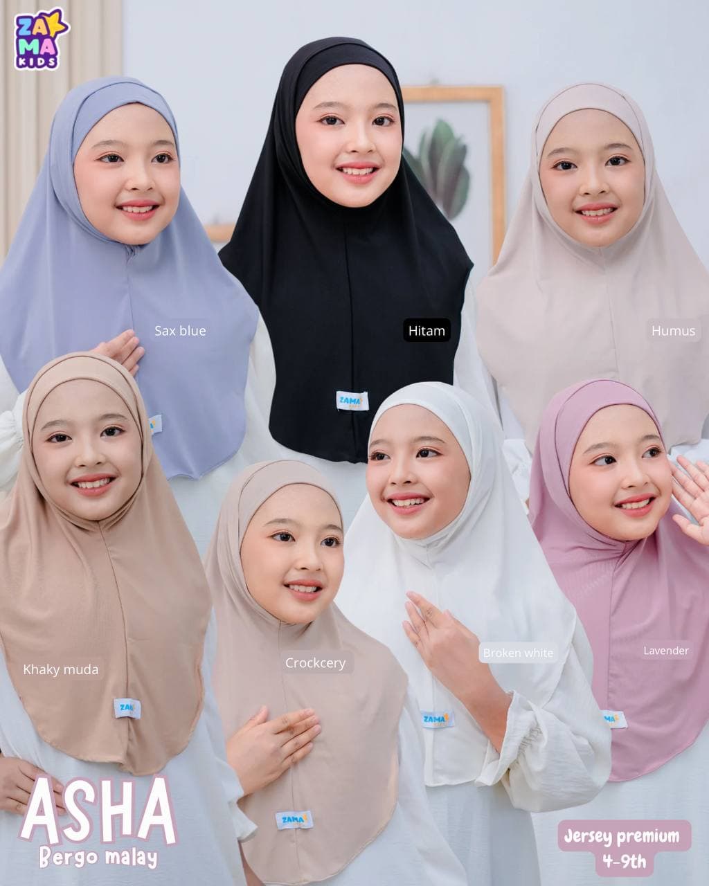 Asha Bergo Malay Kids