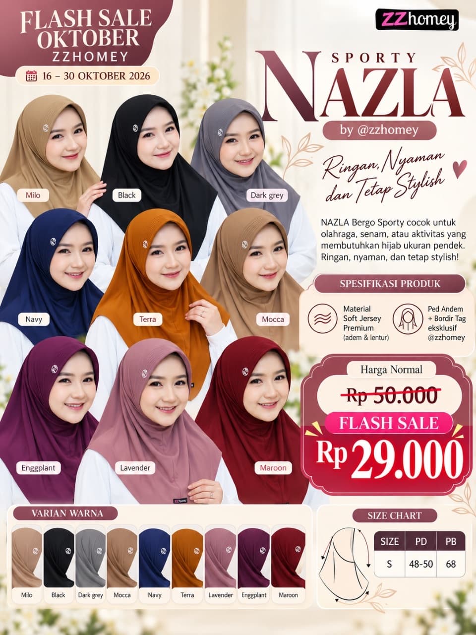 Nazla Bergo Sporty New
