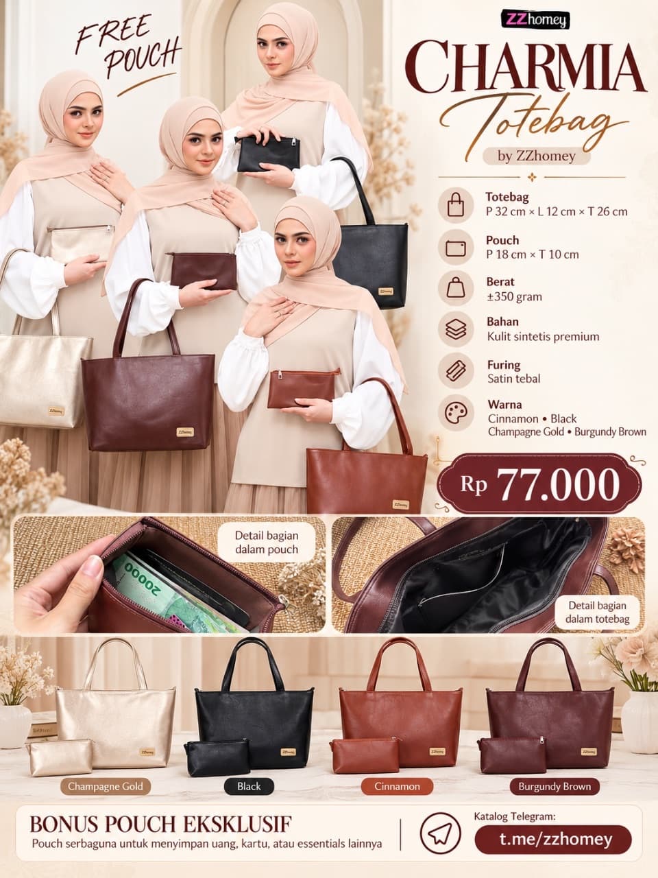 Charmia Totebag New